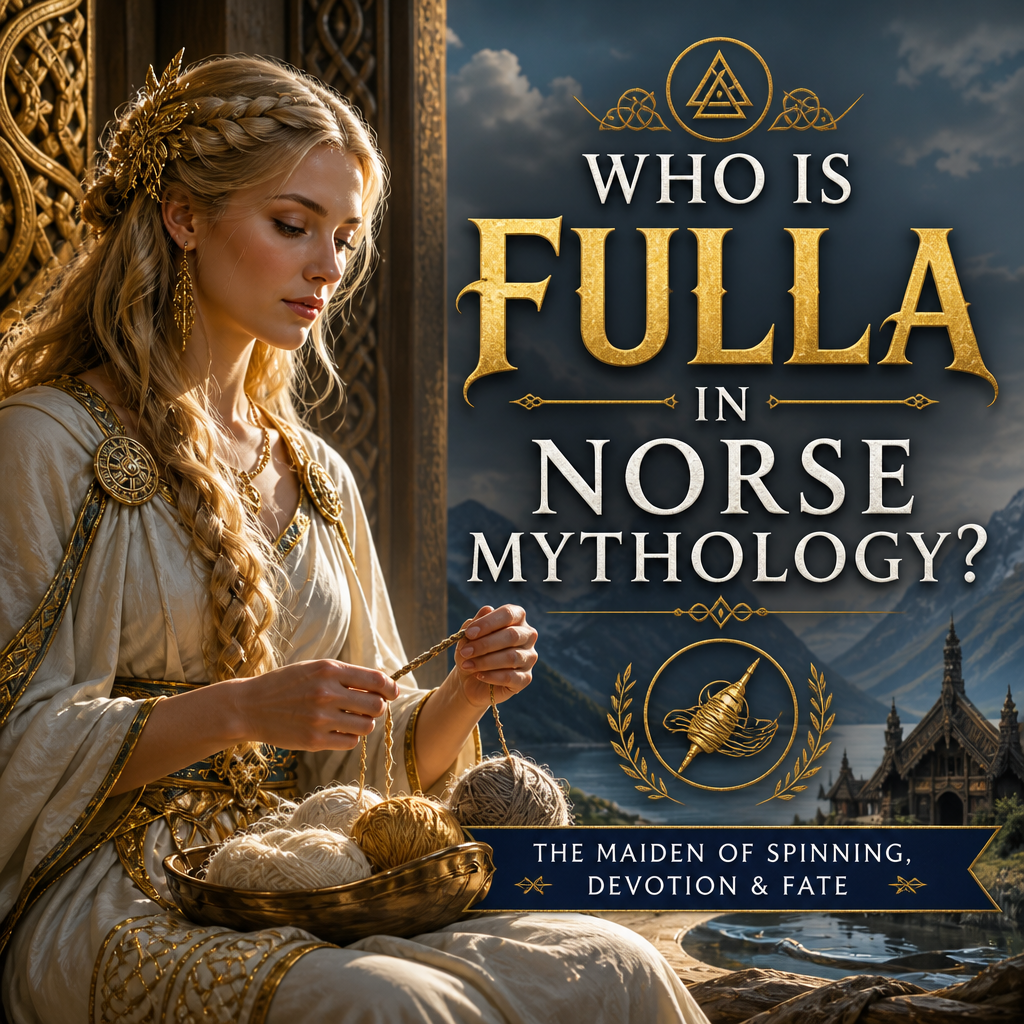 Fulla in Norse mythology, maiden goddess of spinning, devotion, and fate in Asgard